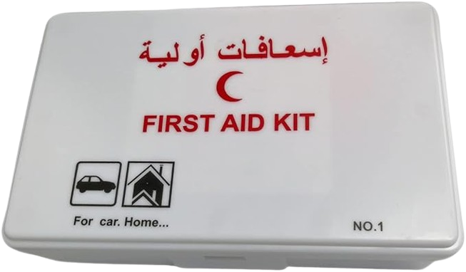 First Aid Kit Set for Travel Home & Car,42-Piece - White