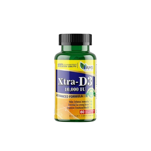 AMS Xtra- D3 10000IU Softgels 60's