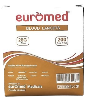 Euromed Blood Lancets 200s