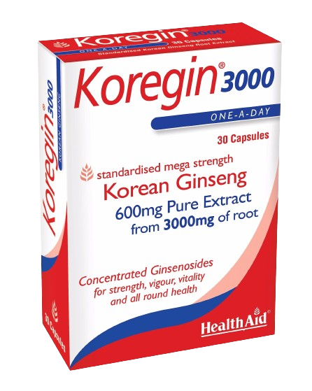 HealthAid - Korean Ginseng 600mg - 30 capsules