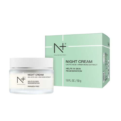N+ NIGHT CREAM LACTIC ACID IRISH MOSS EXTRACT 50 GM