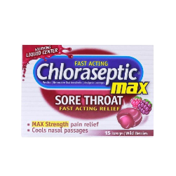 Chloraseptic Max Sore Throat Wild Berries Lozenges 15's