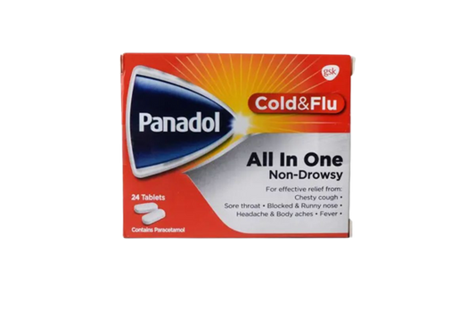 Panadol Cold & Flu All In One Tablets 24's