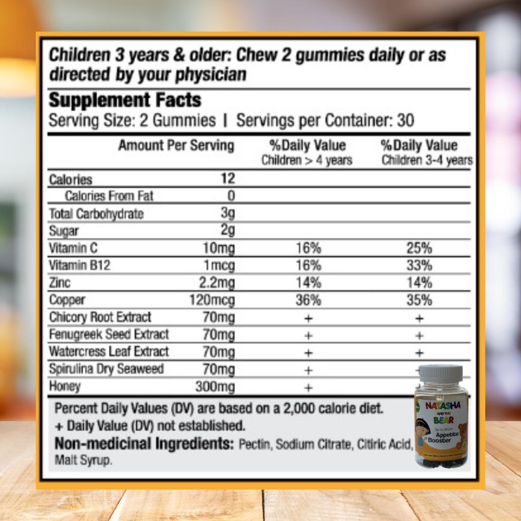 Natasha & the bear Appetite Booster