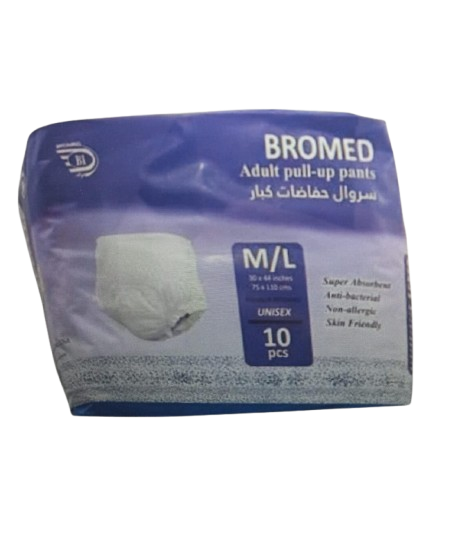Bromed Adult Pull-Up Pants M/L