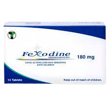 Fexodine 180Mg Tabs 14'S