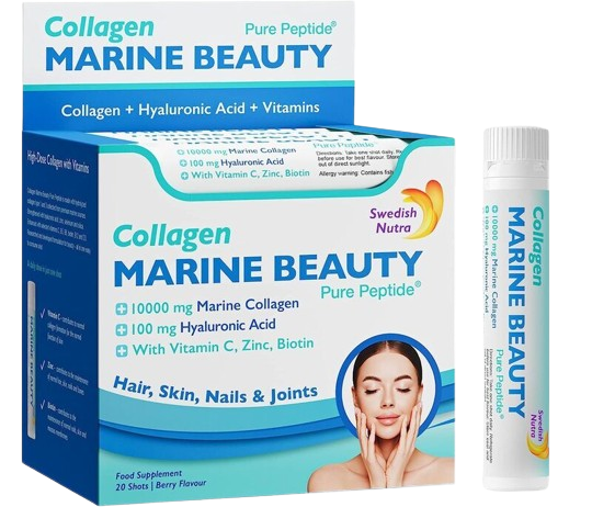 Swedish Nutra Marine Beauty Collagen, 20 Shots