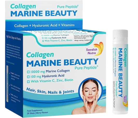 Swedish Nutra Marine Beauty Collagen, 20 Shots