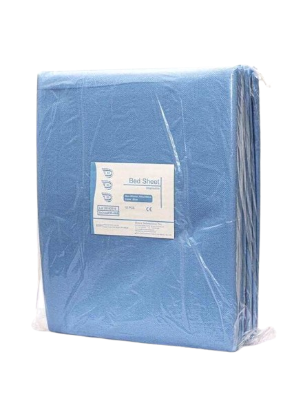 Bromed non moven Bed Sheet 140 X 240 Cm 10pcs