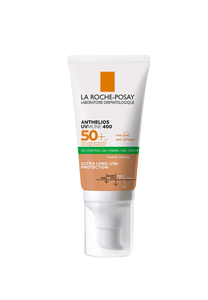 Anthelios UVMune 400 Tinted Oil Control Gel Cream SPF 50+ 50mL