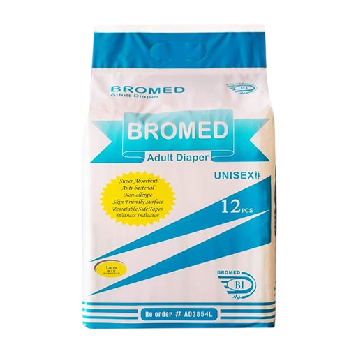 BROMED ADULT DIAPERS LARGE SIZE